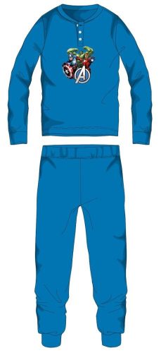 Rächer Winterdicke Kinderpyjama - Baumwollflanellpyjama - hellblau - 110