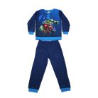 Winter Fleece-Kinderpyjama - Avengers - dunkelblau - 98
