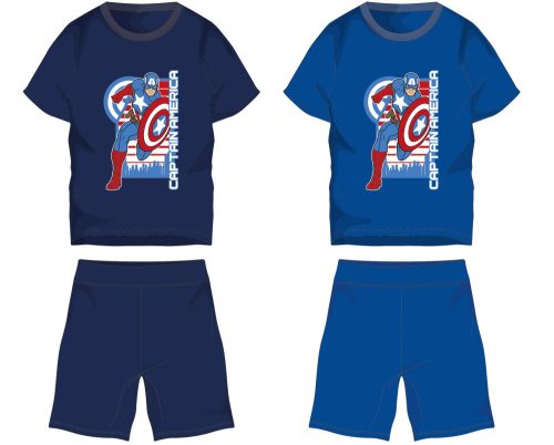 Avengers Baumwoll-Sommer-Set - T-Shirt-Shorts-Set - Dunkelblau - 104
