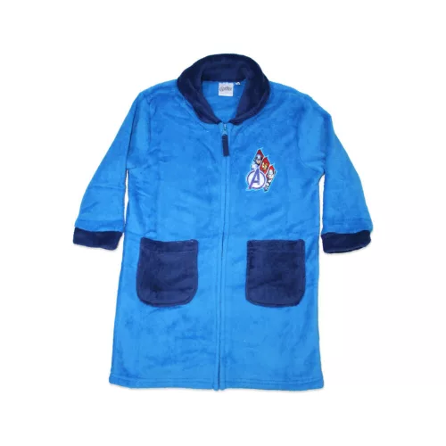 Kinderbademantel - Coral - Die Rächer - mittelblau - 110