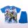 Kurzarm-Baumwollkinderpyjama - Avengers - Ultron - mittelblau - 98