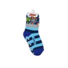Rutschfeste Kinder-Knöchelsocken - Avengers - Plüsch - grau-blau - 27-30