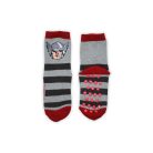 Rutschfeste Kindersocken - Avengers - Vollplüsch - Grau-Rot - 27-30