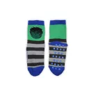 Rutschfeste Kindersocken - Avengers - Vollplüsch - Grün-Grau - 27-30