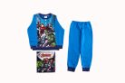 Flannel Children's Pajamas - Avengers - Medium Blue - 122
