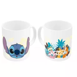 Stitch Keramikbecher mit niedlichem Muster - 330ml