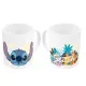 Stitch Keramikbecher mit niedlichem Muster - 330ml