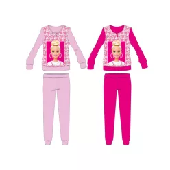   Barbie Winter dicke Baumwollpyjama für Mädchen - Flanell - Hellrosa - 116