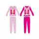 Barbie Winter dicke Baumwollpyjama für Mädchen - Flanell - Hellrosa - 122