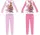 Barbie Baumwoll-Jersey-Kinderpyjama - Hellrosa - 110