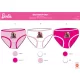 Barbie Mädchenunterhosen - 3-teiliges Baumwollunterhosen-Set - 110-116