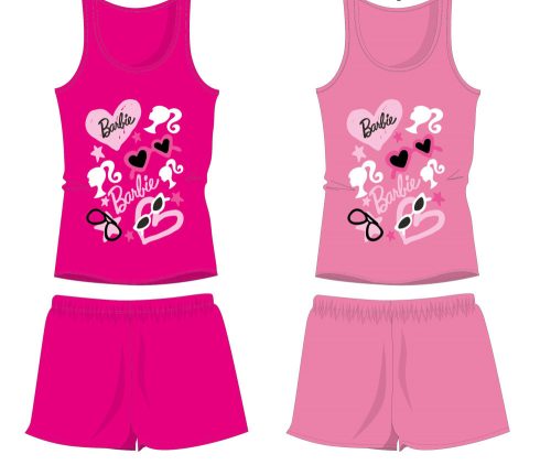 Barbie Baumwoll-Sommerensemble - Tanktop-Shorts-Set - pink - 104