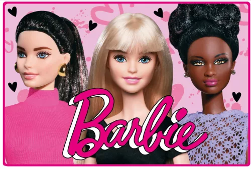 Barbie Teppich, Badvorleger - 80 x 120 cm