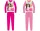 Barbie Jersey Baumwollpyjama - Rosa - 104