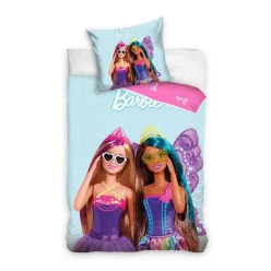   BARBIE Schmetterling Bettwäsche-Set 100% Baumwolle 140x200 + 65x65