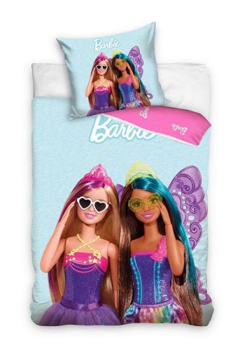 BARBIE Schmetterling Bettwäsche-Set 100% Baumwolle 140x200 + 65x65