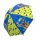 Bing Kinder Halbautomatik-Regenschirm - 74cm - Blau und Grün
