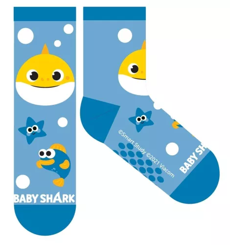 Baby Shark rutschfeste Plüschnormalsöckchen für Kinder