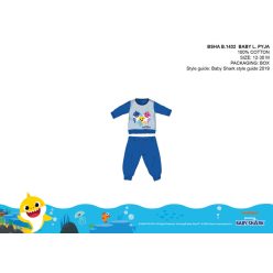   Baby Shark Baby Pyjama - Jersey Baumwollpyjama - mittelblau - 92