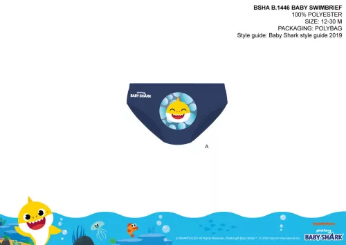 Baby Hai Baby Badehose Unterteil für Jungen - dunkelblau - 86