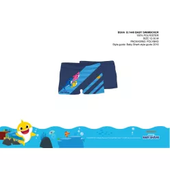 Baby Hai Baby Badehose Boxer für Jungen - dunkelblau - 86