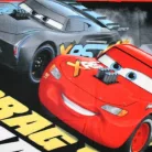 Cars Jungen Polardecke - 100 x 150 cm - Schwarz-Rot