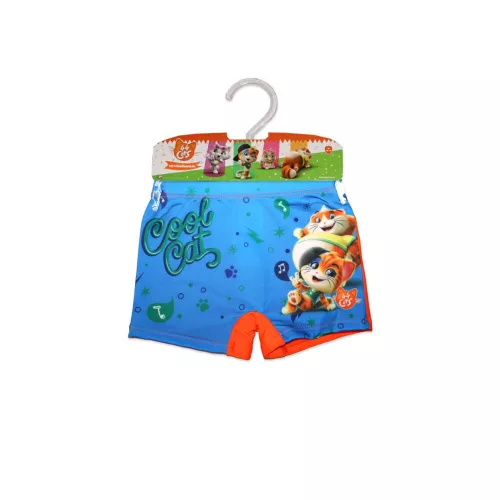44 Schelmische Katze Boxershorts für Jungen - Orange - 116