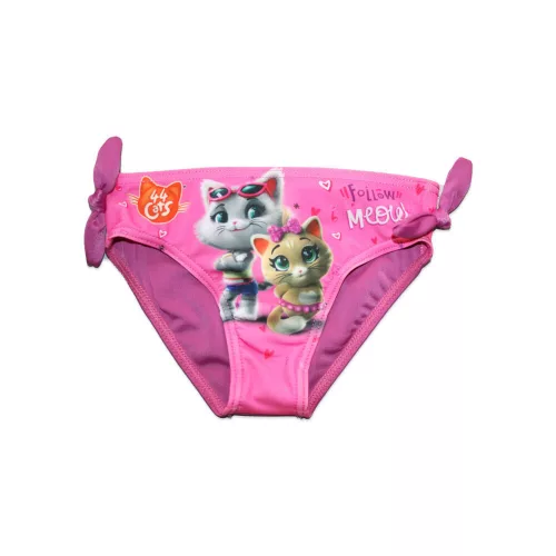 Baby Badeanzug für kleine Mädchen - 44 Kätzchen - lila - 80