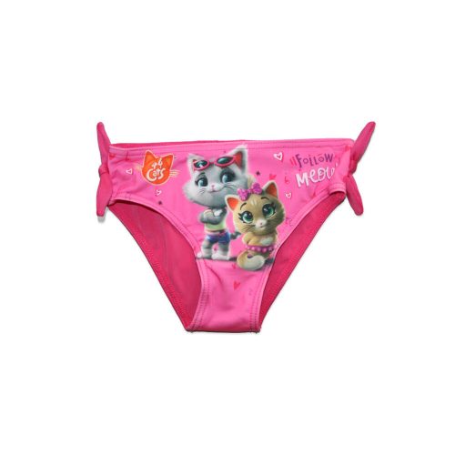Baby Badeanzug für kleine Mädchen - 44 Kätzchen - pink - 92