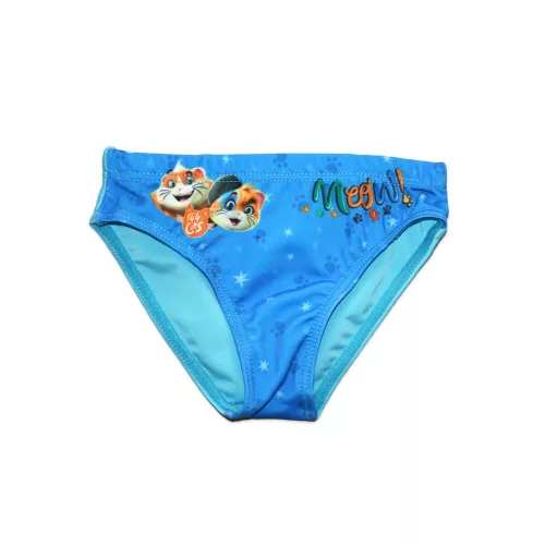 Baby-Badehose für Jungen - 44 Kater - mittelblau - 92