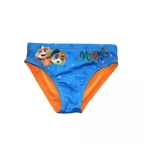 Baby-Badehose für Jungen - 44 Kater - orange - 86