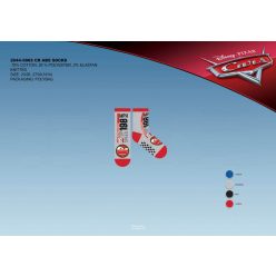   Disney Cars rutschfeste Plüschknöchelsocken für Kinder - Grau-Rot - 23-26