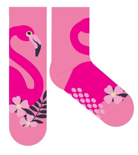 Flamingo rutschfeste Plüschnormale Socken für Kinder