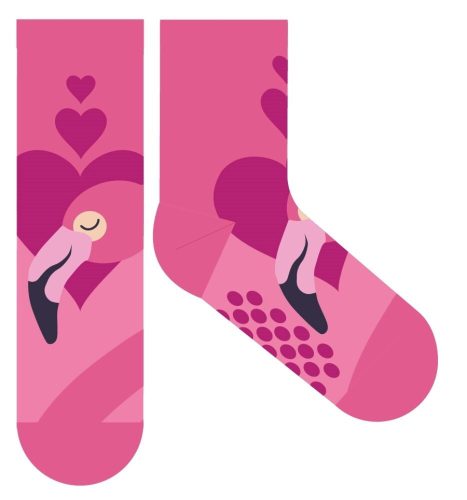 Flamingo rutschfeste Plüschnormale Socken für Kinder