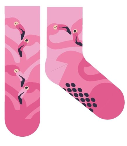 Flamingo rutschfeste Plüschnormale Socken für Kinder