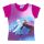 Frozen Mädchen Kurzarmshirt - Baumwollshirt - Bordeaux_104