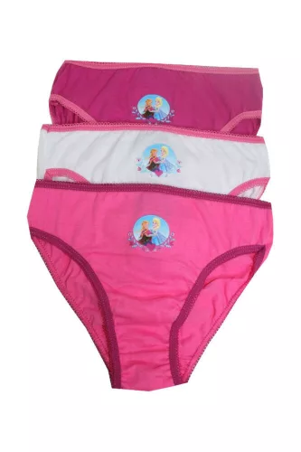 Baumwollmädchenunterhose - 3er-Pack - Eiskönigin - 98-104