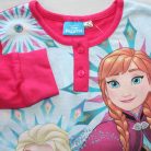 Langer dünner Baumwollkinderpyjama - Die Eiskönigin - mit Anna und Elsa Muster Jersey - pink - 134