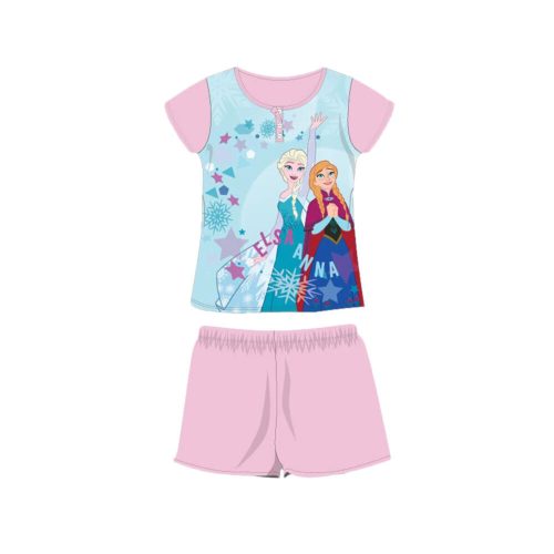 Sommer-Kurzarm-Kinder-Baumwollpyjama - Disney Die Eiskönigin - hellrosa - 140