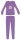 Disney Eiskönigin Flanell-Baumwoll-Pyjama - dickes Winter-Kinder-Pyjama - lila - 128