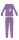 Disney Frozen Winter Cotton Children's Pyjama - Interlock Pyjama - Dark Purple - 128