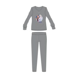   Disney Frozen Winter Cotton Children's Pyjama - Interlock Pyjama - Gray - 122