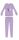 Disney Frozen Winter Cotton Children's Pyjama - Interlock Pyjama - Light Purple - 110