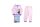 Flannel Children's Pajamas - Frozen - Light Pink - 98