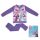 Winter Baumwoll Kinderpyjama - Die Eiskönigin - lila - 104