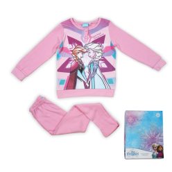   Winter Baumwoll Kinderpyjama - Die Eiskönigin - hellrosa - 104