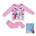Winter Baumwoll Kinderpyjama - Die Eiskönigin - hellrosa - 122