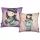 Gorjuss Kissen, Dekokissen - 40x40 cm - beige-lila