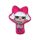 Wendbare LOL Puppe Spielkissen für Mädchen - Zwei-in-Eins Kissen - pink-hellblau