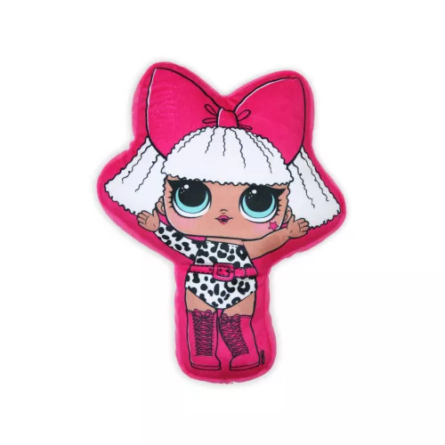 Wendbare LOL Puppe Spielkissen für Mädchen - Zwei-in-Eins Kissen - pink-hellblau